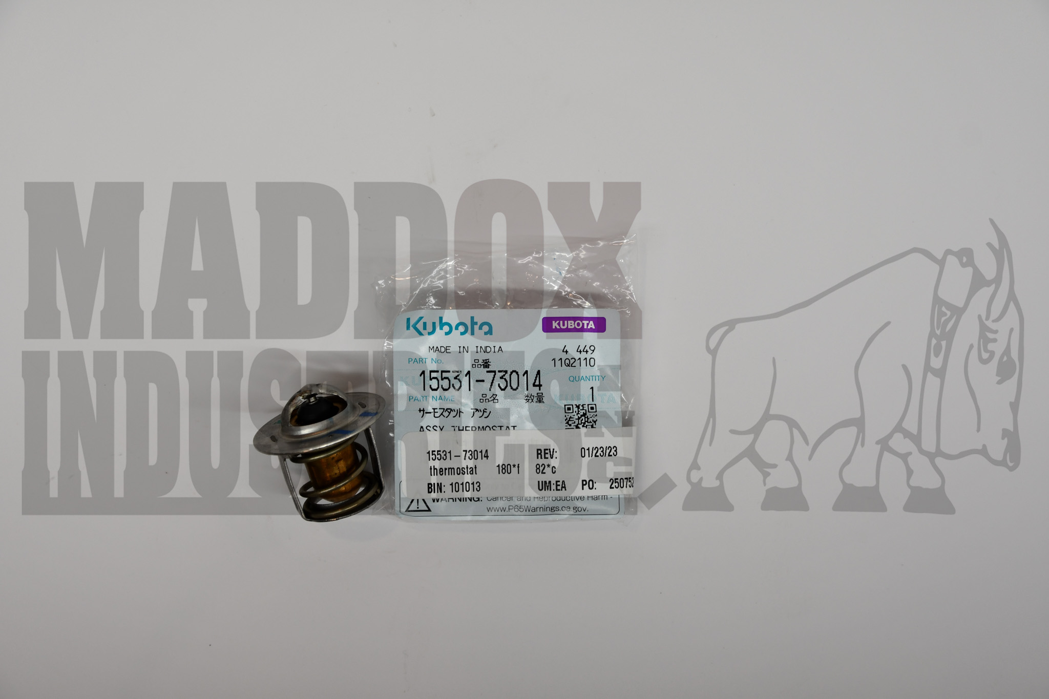 Kubota 15531-73014 Thermostat